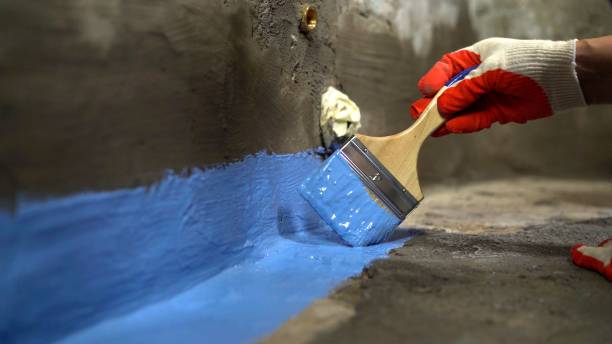 SJ Waterproofing Pros commercial waterproofing team near La Fontaine, IN